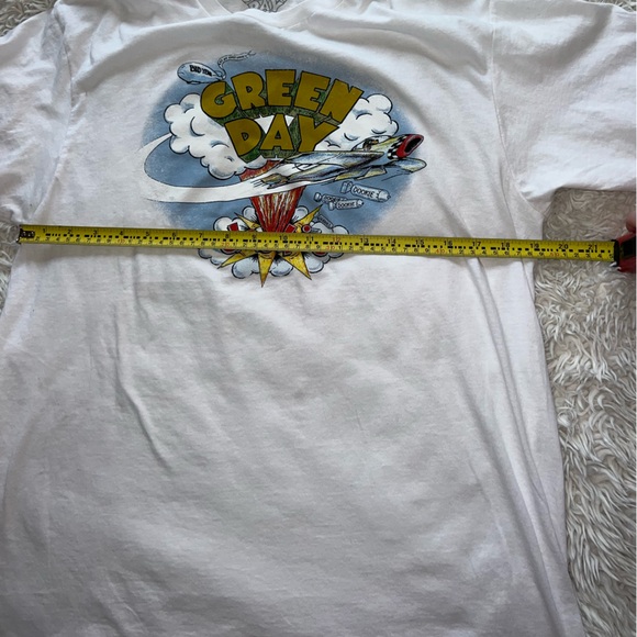 Green Day Dookie Band Shirt White - Picture 5 of 8